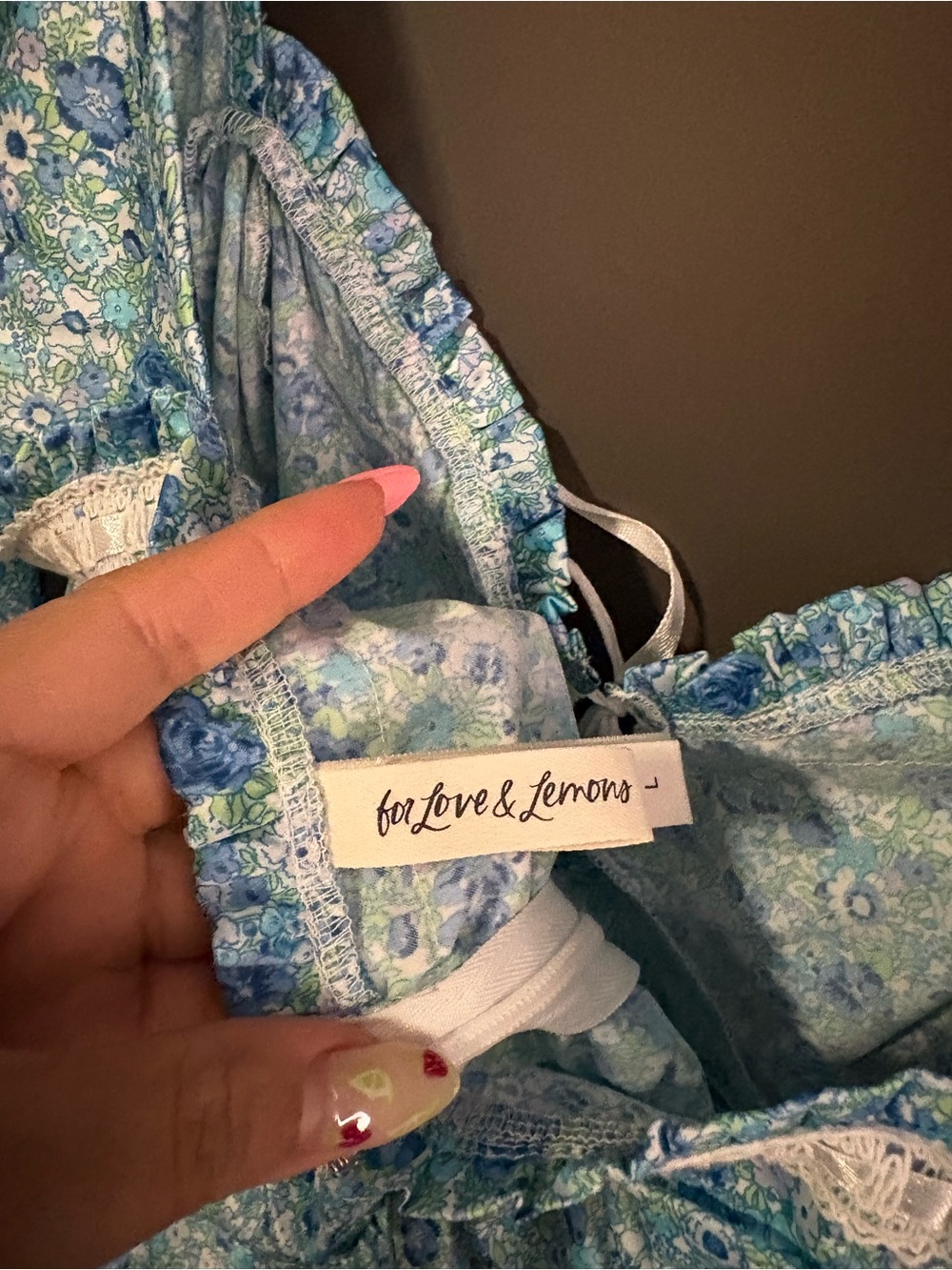 For Love & Lemons Alana Floral Dress - Picture 4 of 4